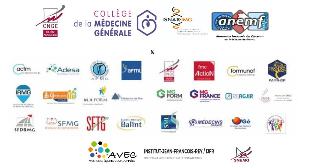 Image montrant l'ensemble des structures participatives au communiqué de presse