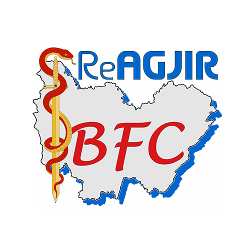 logo-carre-arrondi-reagjir-bfc Logo du syndicat Regroupement Autonome des Jeunes médecins Généralistes Installés et Remplaçants (ReAGJIR)